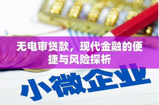 杏花岭无电审贷款，现代金融的便捷与风险探析