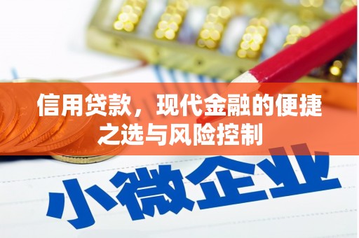 杏花岭信用贷款，现代金融的便捷之选与风险控制