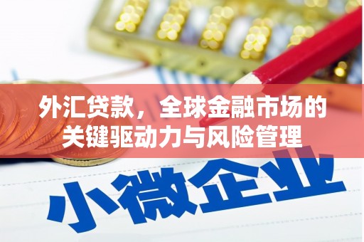 杏花岭外汇贷款，全球金融市场的关键驱动力与风险管理