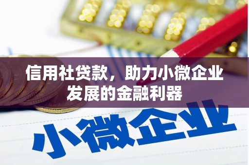 杏花岭信用社贷款，助力小微企业发展的金融利器