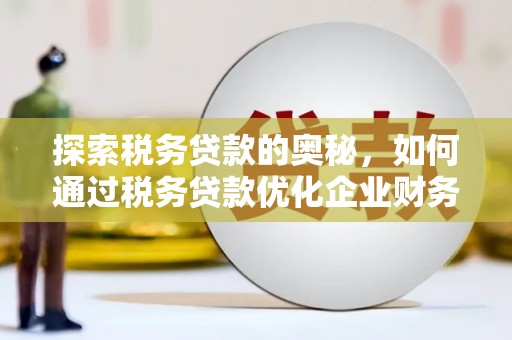 杏花岭探索税务贷款的奥秘，如何通过税务贷款优化企业财务