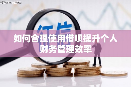 杏花岭如何合理使用借呗提升个人财务管理效率
