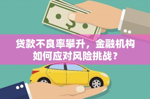 杏花岭贷款不良率攀升，金融机构如何应对风险挑战？