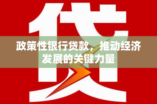 杏花岭政策性银行贷款，推动经济发展的关键力量