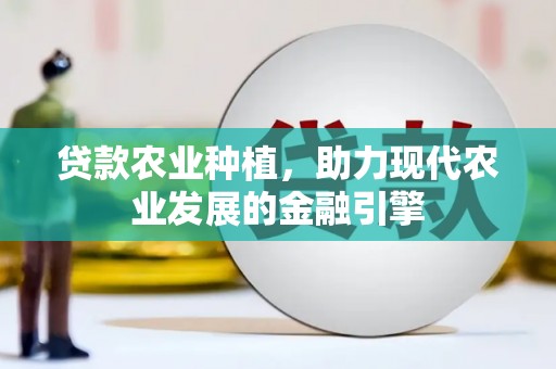 杏花岭贷款农业种植，助力现代农业发展的金融引擎