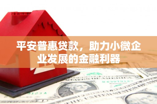 杏花岭平安普惠贷款，助力小微企业发展的金融利器