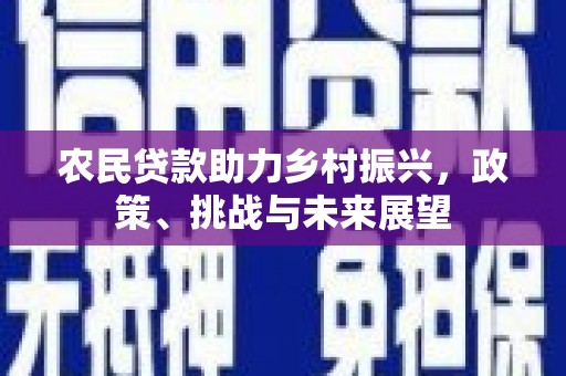 杏花岭农民贷款助力乡村振兴，政策、挑战与未来展望