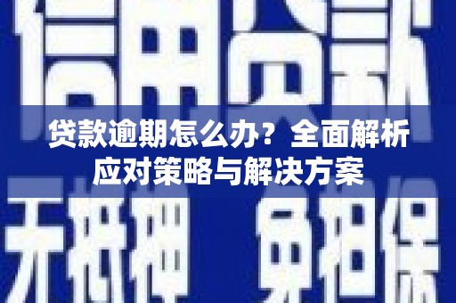 杏花岭贷款逾期怎么办？全面解析应对策略与解决方案