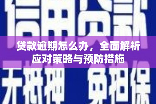 杏花岭贷款逾期怎么办，全面解析应对策略与预防措施