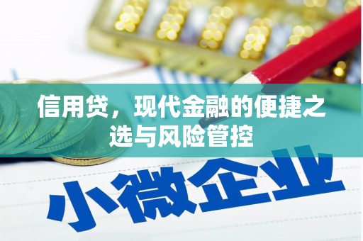杏花岭信用贷，现代金融的便捷之选与风险管控