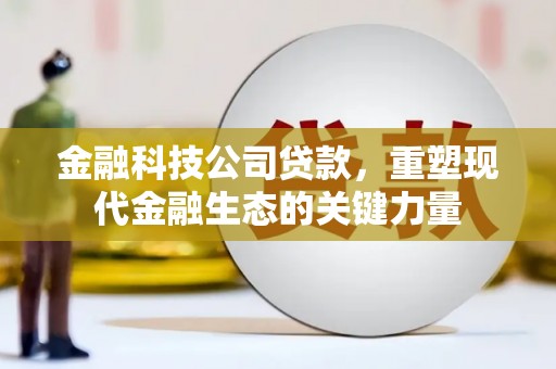 杏花岭金融科技公司贷款，重塑现代金融生态的关键力量