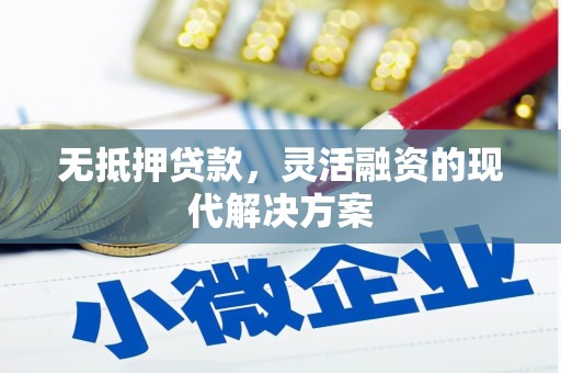 杏花岭无抵押贷款，灵活融资的现代解决方案