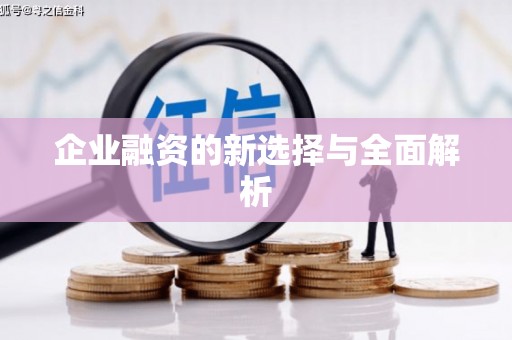 杏花岭企业融资的新选择与全面解析